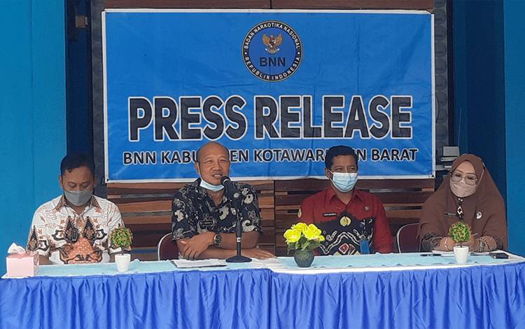 BNNK Kobar Ungkap 1 Kasus Narkoba Sepanjang 2021