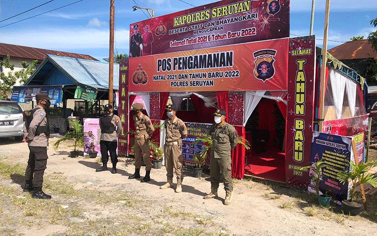 Polsek Hanau Siagakan Personel di Pos Pengamanan Nataru