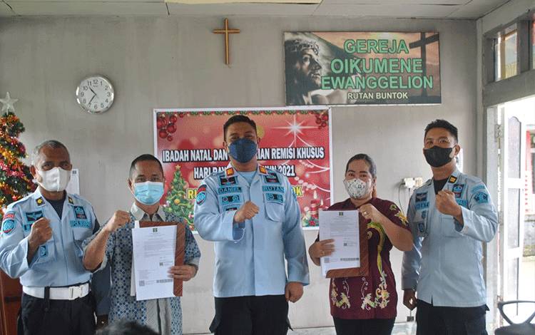 Belasan WBP Runtan Kelas IIB Buntok Dapat Remisi Khusus Hari Raya Natal