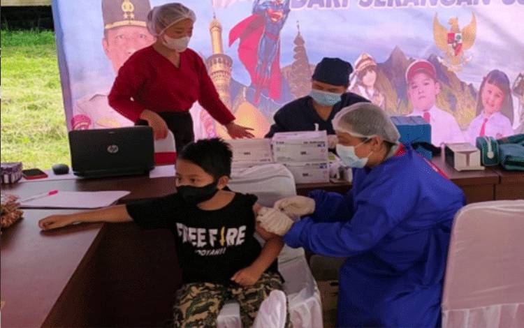 79 Persen Masyarakat Pulang Pisau Telah Vaksin Covid-19