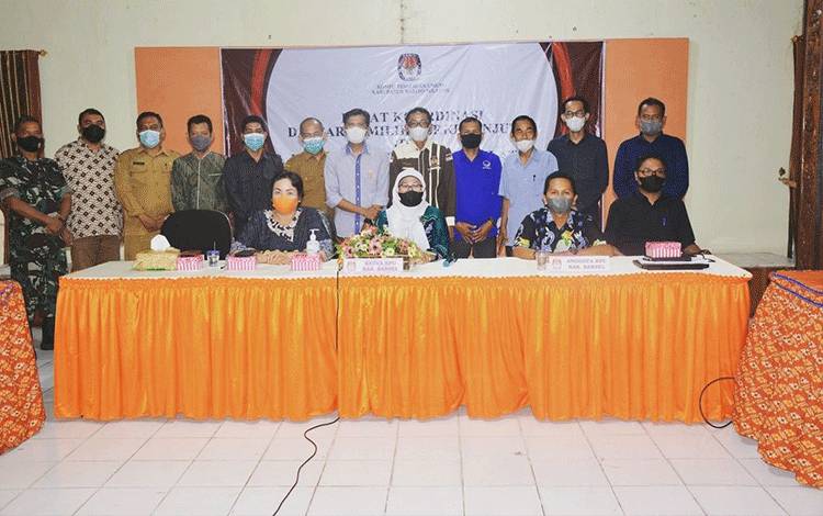 KPU Barito Selatan Rakor Pemutakhiran dan Penyusunan Data Pemilih Berkelanjutan