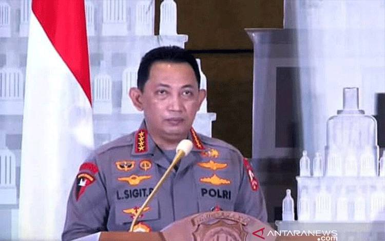 Kapolri Terima Laporan 19 Perwira Tinggi Polri Naik Pangkat