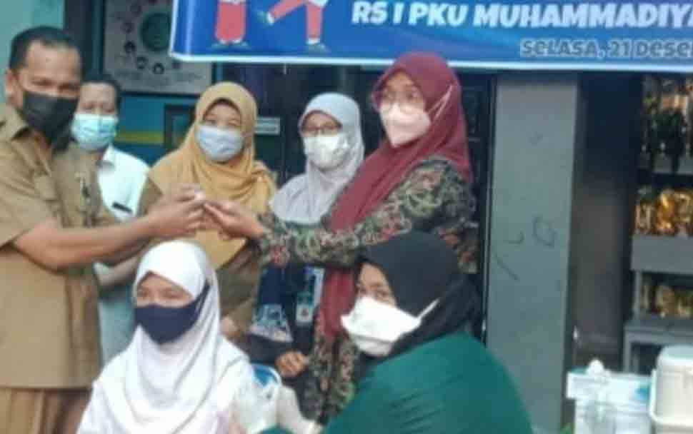 Vaksinasi Pelajar SD di Palangka Raya Capai 1.973 Orang