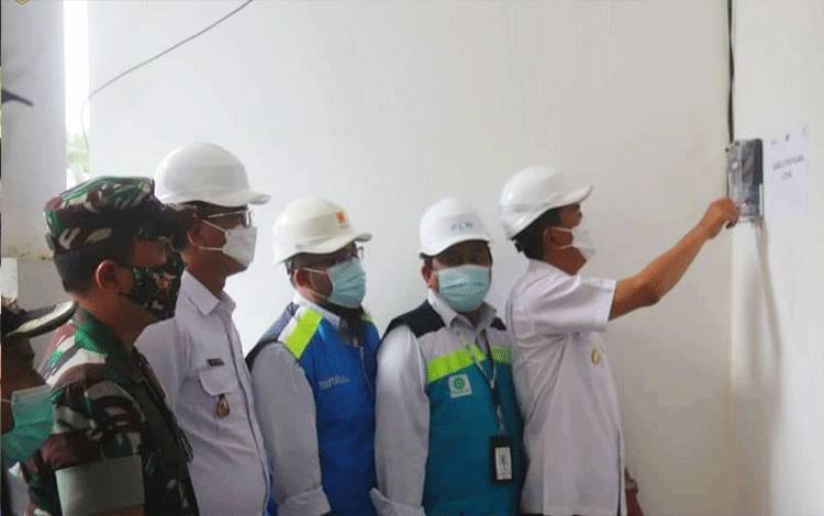 Bupati Resmikan Listrik Desa Kecamatan Gunung Purei