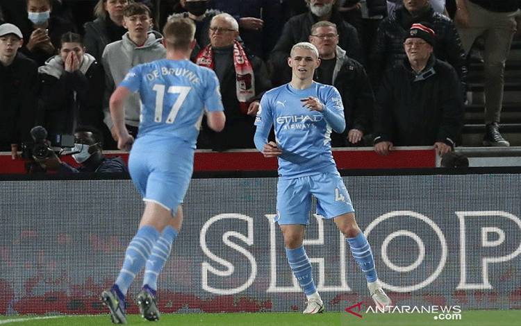 Manchester City Amankan Tiga Poin dari Brentford