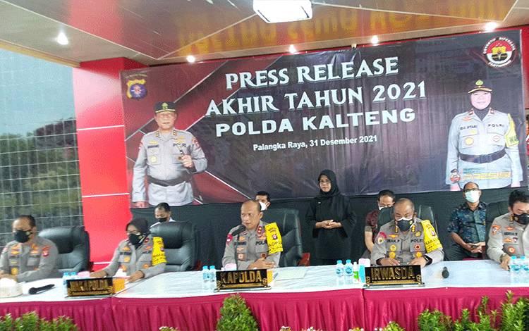 Polda Kalteng Tangkap 756 Tersangka Kasus Narkotika Selama 2021