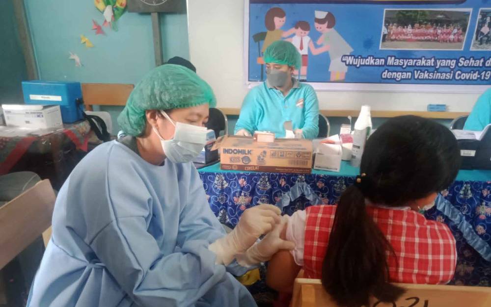 Vaksinasi Covid-19 untuk Anak Usia 6 - 11 Tahun di Kapuas Dimulai