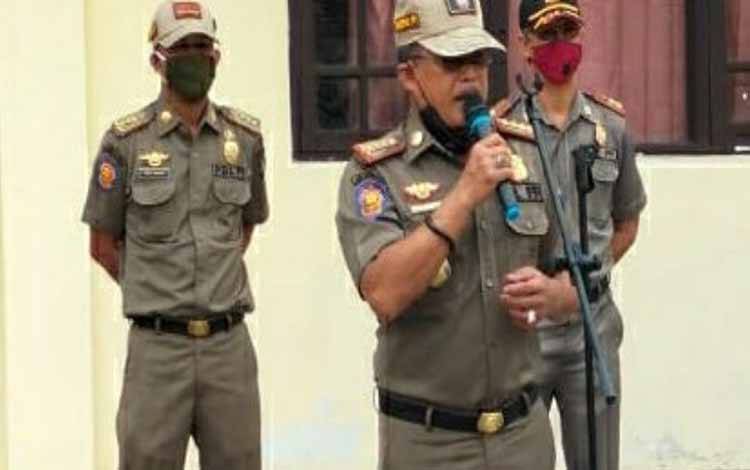 Mengawali Kerja Awal 2022, Ini Pesan Kepala Satpol PP dan Damkar Kapuas ke Personel