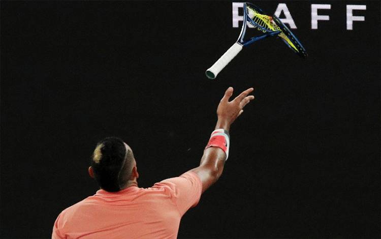 Kyrgios Tarik Diri dari Event Pemanasan Australian Open karena Asma