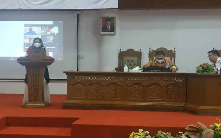 DPRD Pulang Pisau Rapat Paripurna ke 1 Masa Persidangan 2022