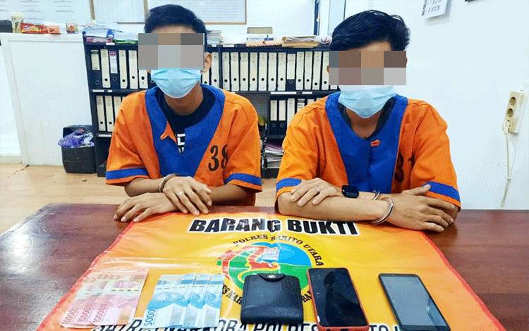 Dua Pemuda Kurir Sabu di Barito Utara Ditangkap Polisi