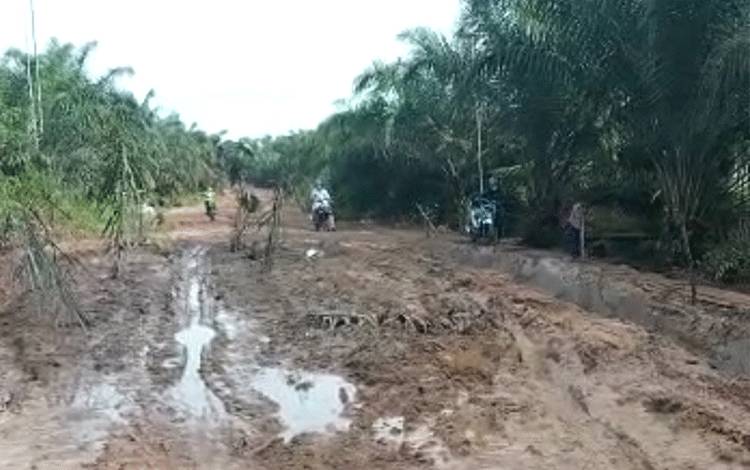 Dewan di Kobar Minta Dinas Terkait Segera Tangani Jalan Rusak di Bungur