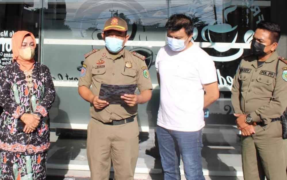Langgar Protokol Kesehatan, 02 Cafe di Palangka Raya Ditutup Sementara
