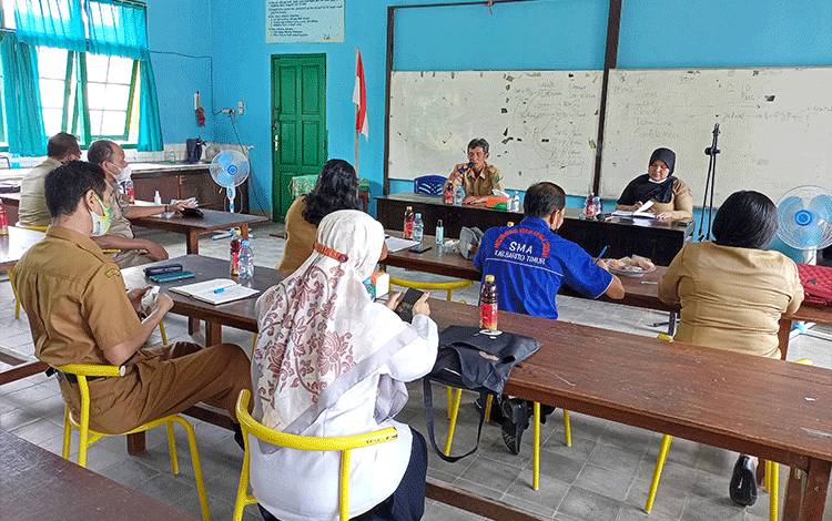 MKKS SMA Barito Timur Gelar Rapat Terkait PTM 100 Persen, Ini Penekanannya