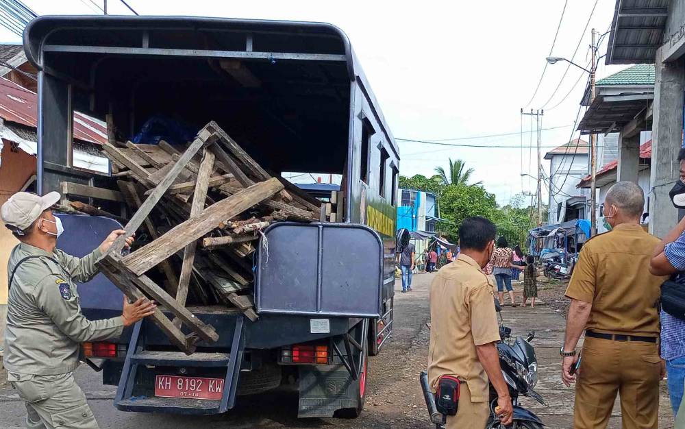 Ini Tanggapan Asosiasi Pedagang Pasar Tamiang Layang terkait Penertiban oleh Petugas Gabungan