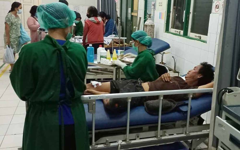 Kecelakaan Tunggal Kembali Terjadi di Jembatan Baruh Pinang Tamiang Layang