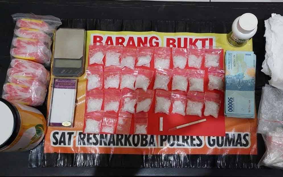 Bandar Sabu di Gunung Mas Tertangkap, Begini Nasibnya