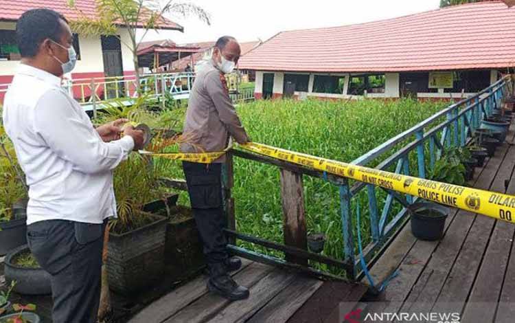 Polisi Selidiki Ambruknya Gedung SDN di Palangka Raya