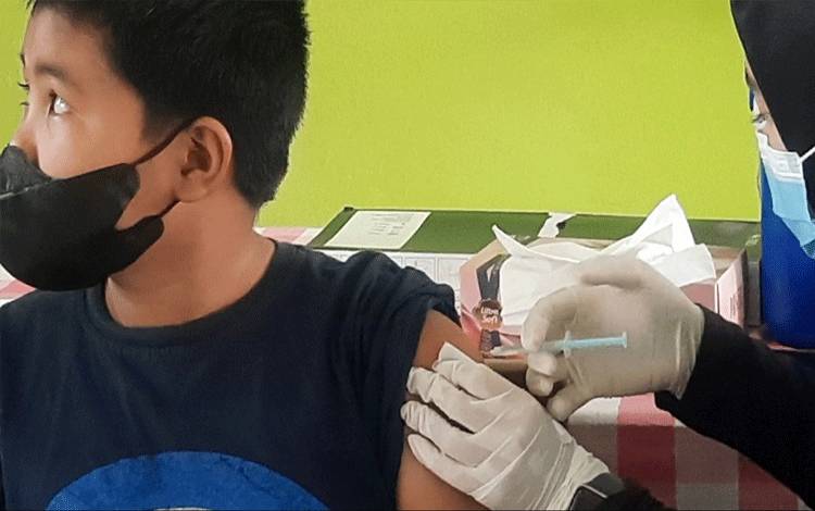 Vaksinasi Anak Usia 6 - 11 Tahun di Kobar Sudah Mencapai 21.339?