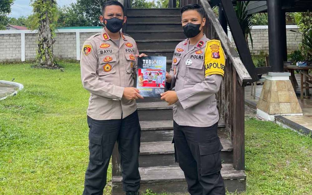 Kapolres Seruyan Intensifkan Penyampaian Informasi Melalui Tabloid