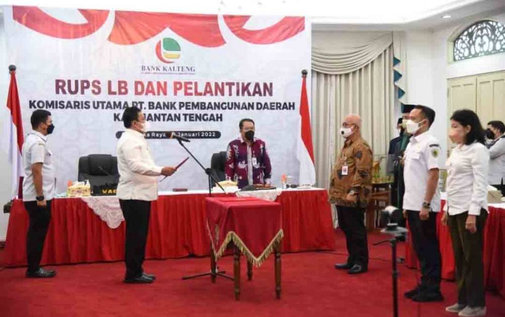 Wagub Harap PT Bank Kalteng Semakin Maju di Bawah Kepemimpinan Komut Baru