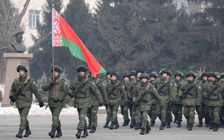 Pasukan Pimpinan Rusia Mulai Ditarik Keluar dari Kazakhstan