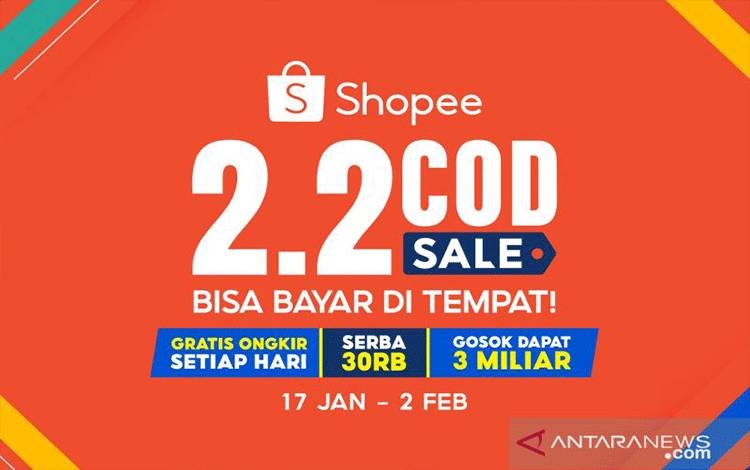 Shopee Ajak Pengguna Belanja Praktis di 2.2 COD Sale