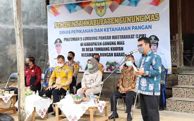 Dinas Perikanan dan Ketahanan Pangan Gumas Dampingi Pengembangan Lumbung Pangan Masyarakat