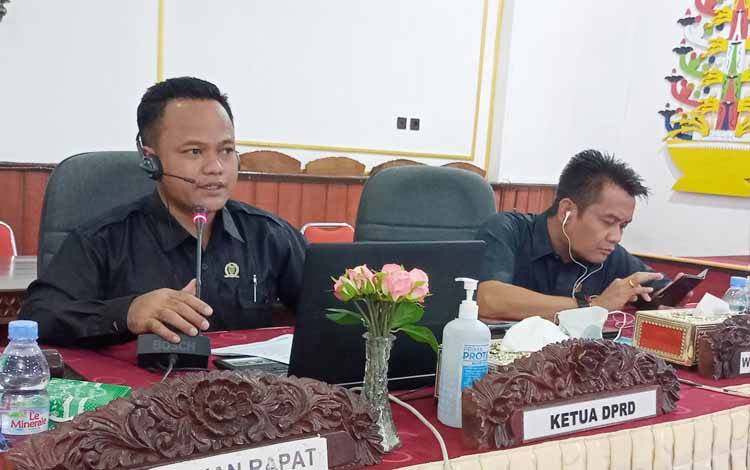 DPRD Barito Timur Rapat Paripurna Bahas Raperda PDAM Tirta Janang