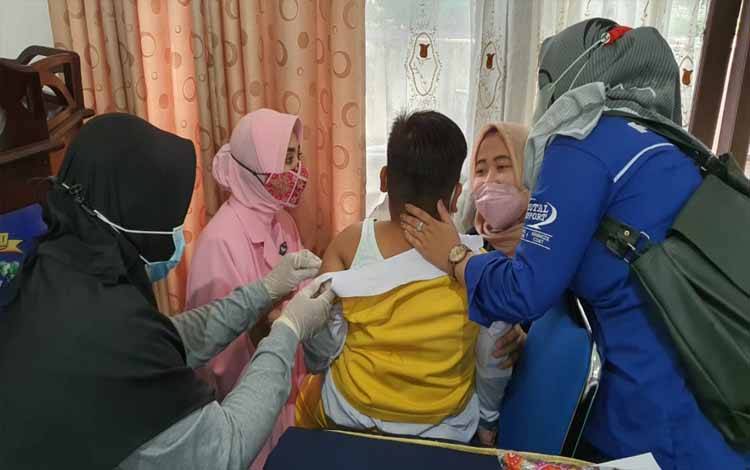 Polres Kotim Mulai Vaksinasi Anak Umur 6-11 Tahun
