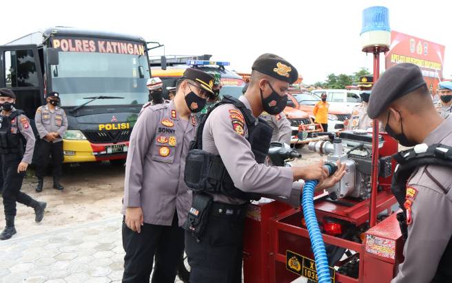 Polres Katingan Apel Gelar Program Prioritas Kapolda Kalteng