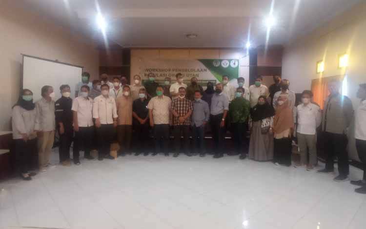 BKSDA Kalteng Workshop Pengelolaan Populasi Orangutan di Wilayah Perkebunan Sawit