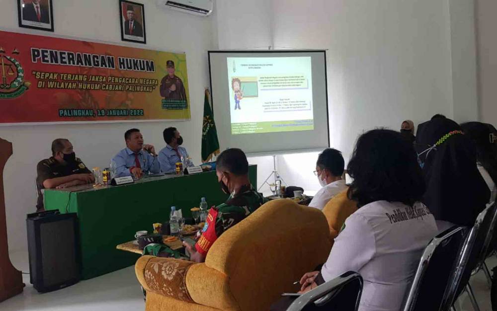 Ini Tujuan Cabjari Palingkau Jalin Kesepakatan Kerjasama Bidang Datun Dengan Camat