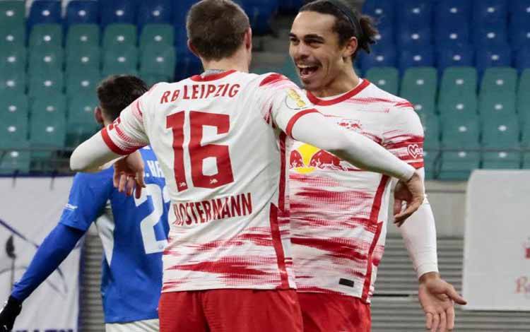 Leipzig dan Hannover ke Perempat Final Piala Jerman