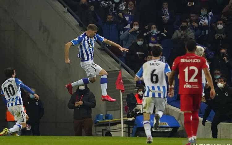 Jungkalkan Atletico, Sociedad Melaju ke Perempat Final Copa del Rey