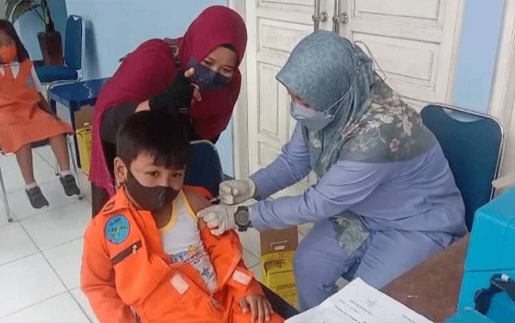 24 Ribu Anak Usia 6-11 Tahun Dikobar Telah Divaksin Dosis Pertama