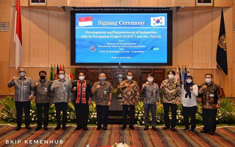 Indonesia - Korea Selatan Kerja Sama Bangun Menara Suar dan Rambu Suar