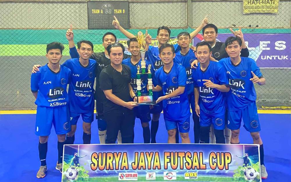 Taqey FC Juara 1 Turnamen Futsal Surya Jaya Cup di Barito Timur