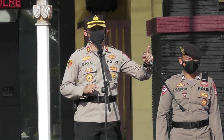 Kapolres Seruyan Ingatkan Personel Jangan Sampai Terlibat Narkoba