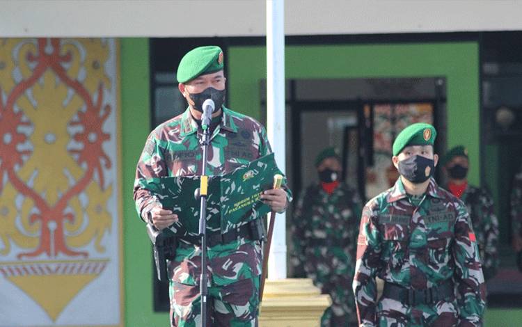 Dandim Palangka Raya Minta Personel Lebih Banyak Bantu Masyarakat