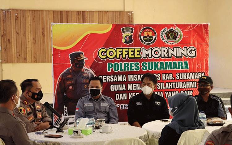Kapolres Sukamara Harapkan Insan Pers Saling Dukung Dalam Menjaga Kamtibmas?