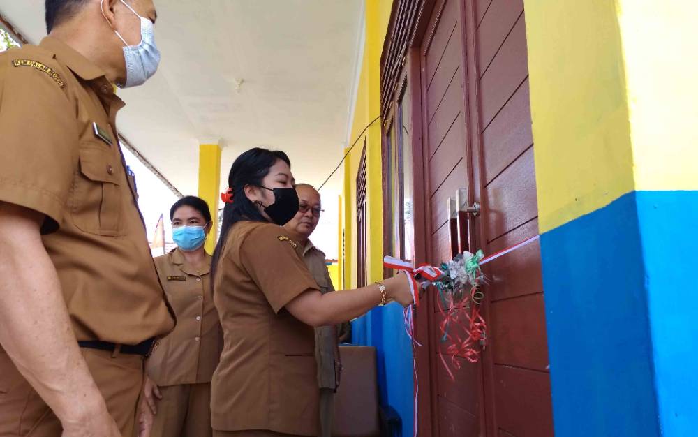 Sering Terendam Banjir, SDN 1 Kuala Kurun Akhirnya Meresmikan Bangunan Kantor Baru