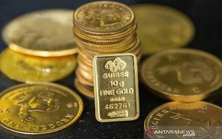 Emas Terdongkrak 9,9 Dolar Dipicu Ketegangan Ukraina, Aksi Jual Saham