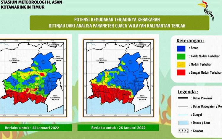 Waspada Karhutla! Kondisi Daratan Kotim Sangat Mudah Terbakar