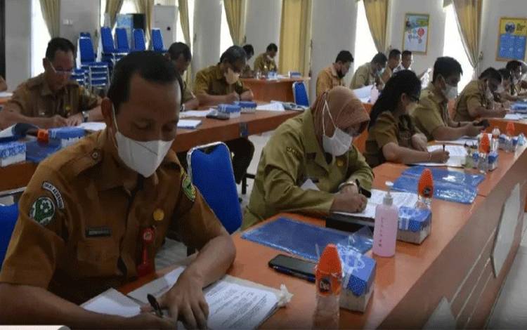 27 Pejabat Tinggi Pratama Barito Utara Uji Kompetensi