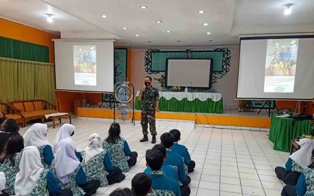 Kodim Palangka Raya Sosialisasi Penerimaan Prajurit TNI AD Unggulan Bidang Cyber