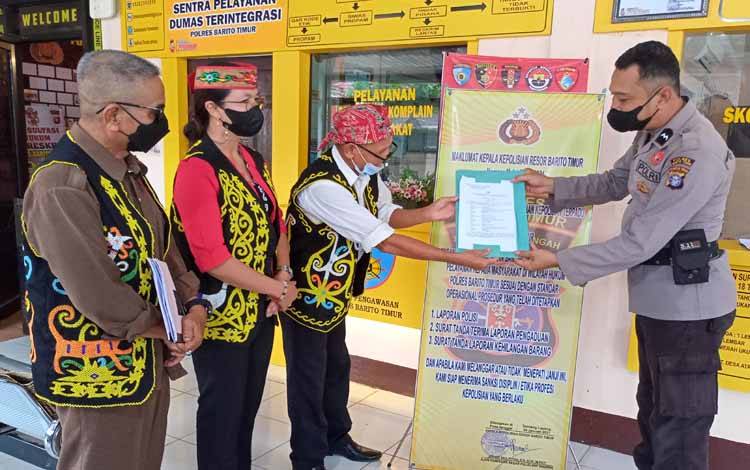 Masyarakat Dayak Laporkan Edy Mulyadi Cs ke Polres Barito Timur