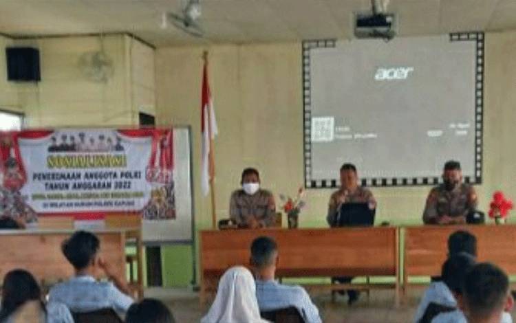 Polres Kapuas Gencarkan Sosialisasi Penerimaan Polri