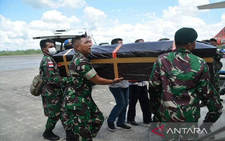 Jenazah Tiga TNI Korban Tembak KKB Dipulangkan ke Kampung Halaman