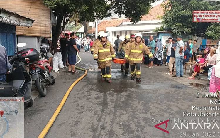 Tiga Orang Tewas Pada Kebakaran di Kebon Baru Tebet